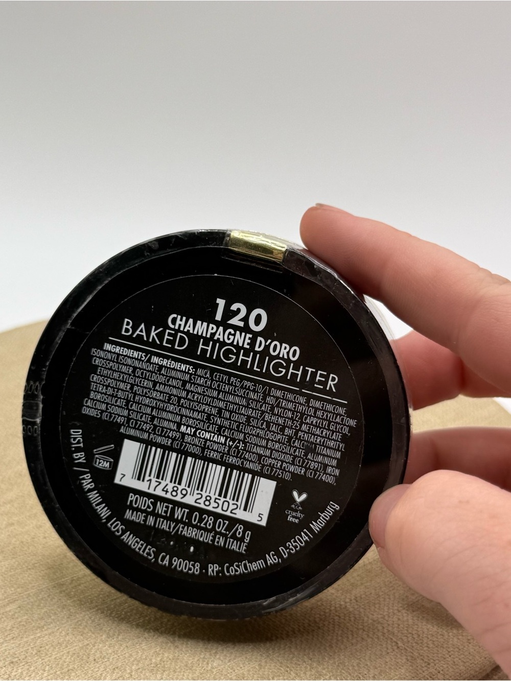 Milani Baked highlighter Compact in shade Champagne D’ORO - Picture 5 of 5